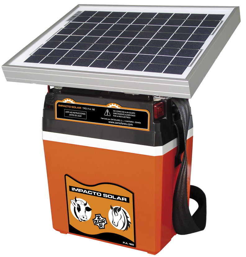 Pastor eléctrico solar 333 M24S para equino vacuno ovino jabalíes