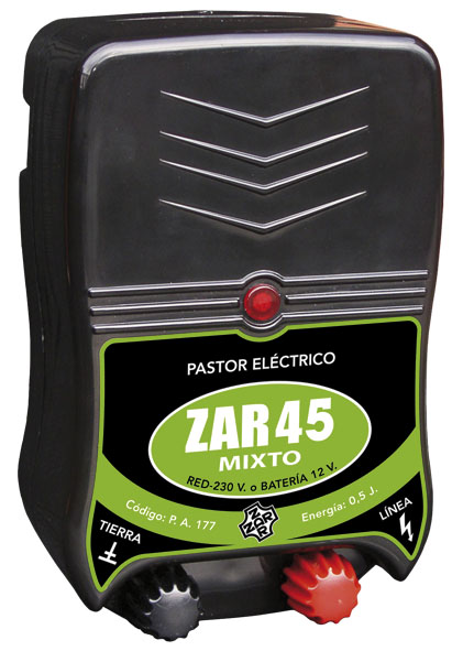 ZAR - Modelo 45 mixto 12 V Batería exterior/Adaptador